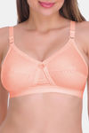 Featherline Single Layered Non Wired Full Coverage Minimiser Bra - Dark Peach — thumbnail 5